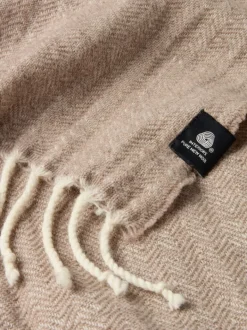 BRUNIA Plaider|Uldplaid 130x170 beige