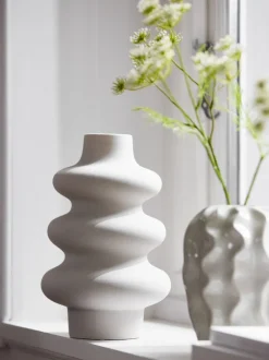 ALVIS Vaser|Vase Ø20xH30cm hvid