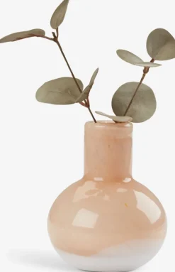 ASLE Vaser|Vase Ø9xH11cm orange/hvid