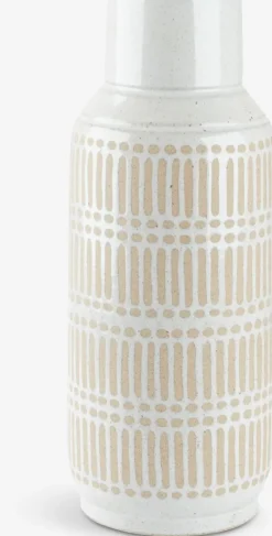 GUSTAF Vaser|Vase Ø18xH47cm hvid