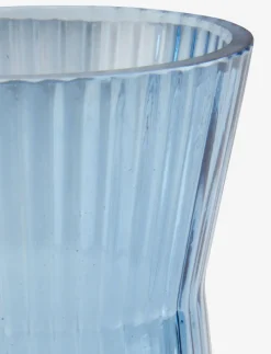 HILBERT Vaser|Vase Ø8xH16cm blå