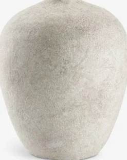 IVAR Vaser|Vase Ø17xH21cm hvid/grå