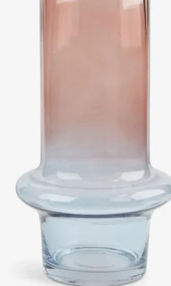 KRIS Vaser|Vase Ø15xH26cm blå/rosa