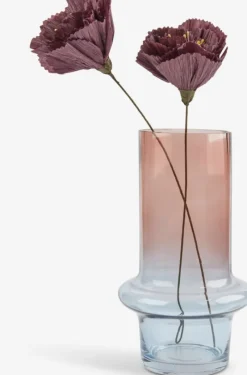 KRIS Vaser|Vase Ø15xH26cm blå/rosa