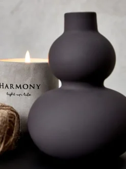 ROBERT Vaser|Vase Ø11xH15cm sort