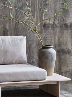 TOMMY Vaser|Vase Ø26xH44cm grå/brun