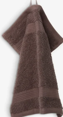 KARLSTAD Vaskeklude|Vaskeklude|Vaskeklud 28x30 KRONBORG Mørkebrun