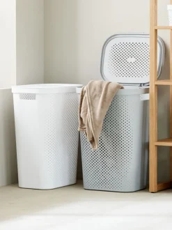 INFINITY Vasketøjskurve|Vasketøjskurve|Vasketøjskurv plast Hvid