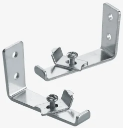 FIXI Tilbehør Til Stænger|Vægbeslag til gardinskinne 2 stk/pk 6cm sølv