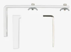 FLEXI Tilbehør Til Stænger|Vægbeslag 10 cm hvid