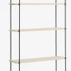 HEJLSMINDE Hylder|Hylder|Væghylde 6 hylder sort/natur