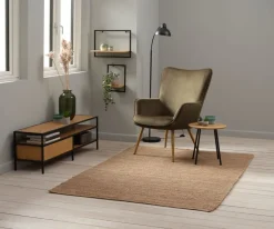 TRAPPEDAL Hylder|Hylder|Væghylde 2 stk/pk egefarve/sort