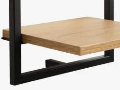 TRAPPEDAL Hylder|Hylder|Væghylde 2 stk/pk egefarve/sort