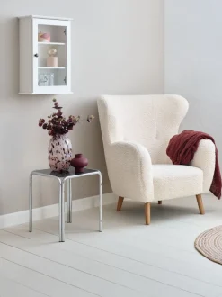 MALLING Småopbevaring Diverse|Vægskab 1 glaslåge hvid