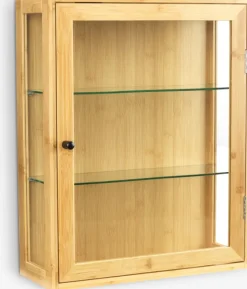 RIBE Småopbevaring Diverse|Vægskab 1 glaslåge natur