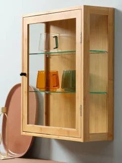 RIBE Småopbevaring Diverse|Vægskab 1 glaslåge natur