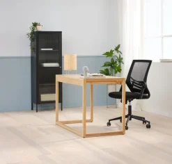 HOPTRUP Skænke Og Vitrineskabe|Skænke Og Vitrineskabe|Vitrineskab 1 låge stål Sort