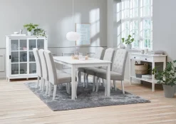 NORDBY Skænke Og Vitrineskabe|Skænke Og Vitrineskabe|Vitrineskab 2 låger hvid