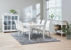 NORDBY Skænke Og Vitrineskabe|Skænke Og Vitrineskabe|Vitrineskab 2 låger hvid