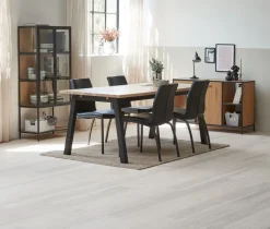 TRAPPEDAL Skænke Og Vitrineskabe|Skænke Og Vitrineskabe|Vitrineskab eg/sort