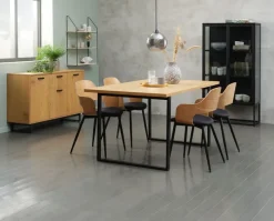 VIRUM Skænke Og Vitrineskabe|Skænke Og Vitrineskabe|Vitrineskab 2 låger Sort