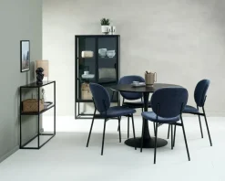 VIRUM Skænke Og Vitrineskabe|Skænke Og Vitrineskabe|Vitrineskab 2 låger Sort