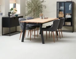 VIRUM Skænke Og Vitrineskabe|Skænke Og Vitrineskabe|Vitrineskab 2 låger Sort