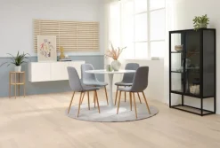 VIRUM Skænke Og Vitrineskabe|Skænke Og Vitrineskabe|Vitrineskab 2 låger Sort