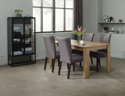 VIRUM Skænke Og Vitrineskabe|Skænke Og Vitrineskabe|Vitrineskab 2 låger Sort