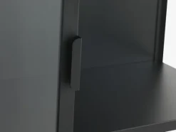 VIRUM Skænke Og Vitrineskabe|Skænke Og Vitrineskabe|Vitrineskab 2 låger Sort