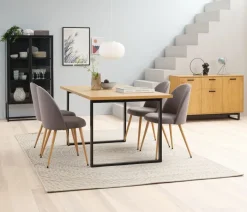 VIRUM Skænke Og Vitrineskabe|Skænke Og Vitrineskabe|Vitrineskab 2 låger Sort